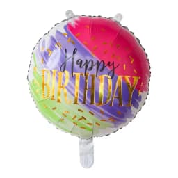 50pcs 18inch Round Foil Balloon Happy Birthday Inflatable Foil Helium Balloons Birthday Party Decoration Kids Toys Air Globos