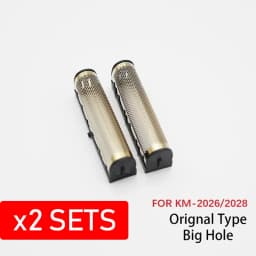 2PCS Orignal Replacement Blade Net For P600 KM-2028 1102 Hair Trimmer Clipper Cutting Knife Head Beard Shaving Parts Accessories