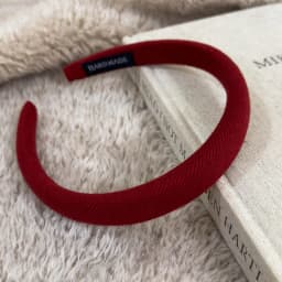 Red New Year Headbands Autumn/Winter Retro Woolen Knitting Hair Band for Woman Girls Temperament Hair Hoop Christmas Accessories