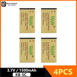 KB-5C Battery WLN KD-C1 Li-Ion Battery 1500mAh 3.7V For KD-C2 KD-C10 KD-C50 KD-C51 KD-C52 RT22S RT15 NK-U1 X6 RT22 Walkie Talkie