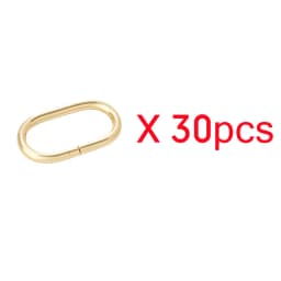 10-40pcs Metal Oval Ring Buckle 19-50mm Bag Strap Adjustment Loop Webbing Belt Buckle Garment DIY Accessories