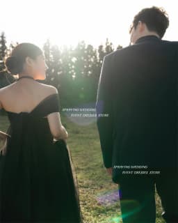 SPRAYING Korea Wedding Dresses Off the Shoulder Simple Tulle Black Long Bridal Gown 웨딩드레스 Custom Made Backless Customized 2025