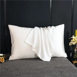 Natural Mulberry Silk Pillowcase High-Quality Pillow Case Solid Color Envelope Pillow Cover Bedding Sleeping Pillowcover