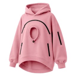 Personalized LOGO Customized Women's Hooded Pet Cat Pocket Casual Sweater Zipper Long Sleeve Hooded Fleece Top
