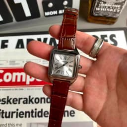 Luxury Watch for Men Square Rectangle Reloj Sliver Orologio Black Leather Strap Stainless Steel Quartz Wristwatch Male Man Clock