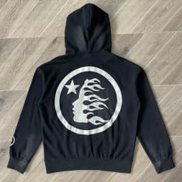 HS Uniform Big Logo Wash Water Heavy Industry Hoodie