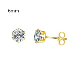 Safe & Painless Gun Set with Stylish Gold/Silver CZ Stud Earrings Professional Ear Piercing Kit Durable Tools for Self-Piercing