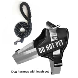 Nylon Reflective Dog Harness Personalized Breathable Dog Harness With ID Name Tag Pet Harness for Small Medium Large Dogs