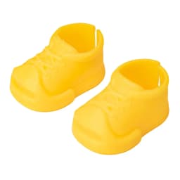 4CM Shoes For Labubu Accessories Multiple Styles Dressing Replacement Doll Shoes DIY Plastic Open Board Shoes Doll Toys