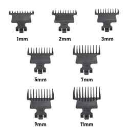 For Kemei KM-2299 1 2 3 5 7 9 11mm Professional Hair Trimmer Limit Comb Guards Hairdresser Hair Cutting Guide Barber Accesories