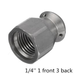 3/8" 1/8" 1/4" 1/2" Pressure Washer Clean Jetter Nozzle For Home Garden Supplies Drain Hose Nozzle Sewer