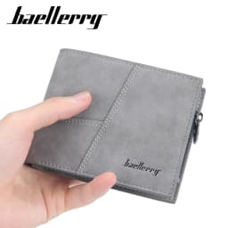 Baellerry High Quality Luxury Men Wallets Small Short Coin Pocket Male Purse Brand Card Holder PU Leather Men Wallets
