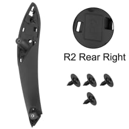 Car Inner Handle Interior Door Handles Door Panel Pull Trim Cover Black Front Rear Left Right For BMW F30 F80 F31 F32 F34 F35