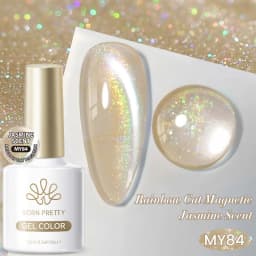 BORN PRETTY 10ml Auroras Glitter Cat Magnetic Gel Nail Polish Jelly Glass Bead Semi Permanent Soak Off UV LED Varnish Manicure