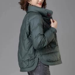 Ladies Down Cotton Jacket 2025 Middle Aged Mother Elegant Lady Outerwear Fashion Long Sleeves Loose Women's Winter Parka Coat