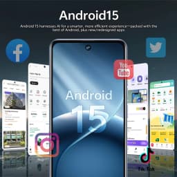 K-Touch C26 Ultra Mobile Phones Smartphone Android 15 Cell Phone 5G Dual Sim 7.3 HD 22GB 2TB 8000mAh Face Unlock 16+48MP Camera Global Version Cellphones For Men Women