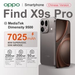 Chinese Version OPPO Find X9s Pro 5G Smartphone 6.32" 144Hz AMOLED Screen Mediatek Dimensity 9500 Dual 200MP Camera 7025mAh NFC