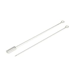 20pcs DIY Brooch Pin Base 50/70mm Long Brooch Pin Settings Loop Eye Brooch Safety Stopper Jewelry Making Components Wholesale