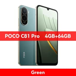 POCO C81 Pro Smartphone Global Version 6.9" 120Hz display 6000mAh Battery 15W 13MP Camera UNISOC T7250