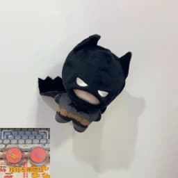 Anime Bat Man Bruce Wayne 10cm Plush Doll Toy for Children And Adults Cartoon Cosplay Dress-Up Collectible Soft Cotton Gift
