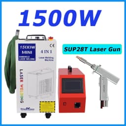 2000W BWT 4-in-1 Fiber Laser Welding Welding Cleaning Cutting Soldering Machine Handheld Laser Welder for Metal 1500W EU Stock