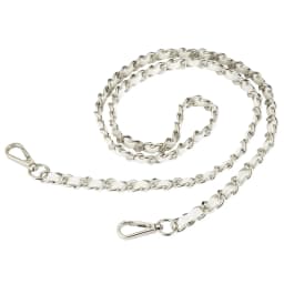 47in PU Leather Flat Chain Strap Handbag Chains Purse Straps Shoulder Cross Body Replacement Strap DIY Purse Making
