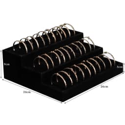 Jewelry Organizer Ring Watch Display Tray Bracelet Display Watch Pillow Decoration 3Layers Jewrlry Display Stand Watch Pallet