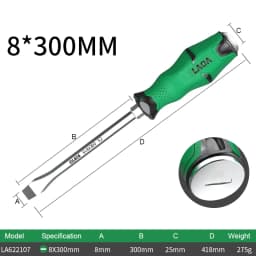 LAOA 1pcs Phillip Screwdriver With Magnetism Slotted Screwdrivers 58HRC Alloy Steel with Tap Function