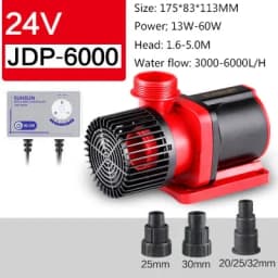 SUNSUN inverter circulating water pump JDP-3500 6000 10000 18000 safety DC 24V adjustable flow submersible pump pumping machine