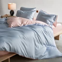 22mm Mulberry Silk Bedding Set Luxury Smooth Duvet Cover Set with Quilt Cover Bed Sheet Pillowcase for Twin Full King Queen Bed