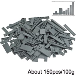 1x1 1x2 1x6 2x2 2x4 Bulk Mixed Smooth Building Blocks 11Color 150Pcs Creative City Thin Bricks Model Compatible Educational Toy
