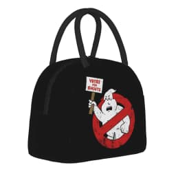 Ghostbuster Insulated Lunch Bag Cooler Bag Reusable,Meal Container High Capacity Tote Lunch Box Food Storage Bags