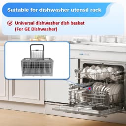 Multifunctional Dishwasher Basket Knife and Fork Storage Basket Foldable Cutlery Holder Dishwasher Basket Replacement Part