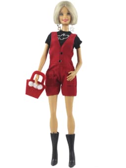 1 Set Doll Clothes 1:6 Scale Dress Outfit for 11.5 Inch 30cm Doll Many Style for Choice Gifts for Girls Doll Accessories #10