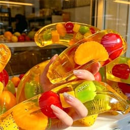 Chiboko Original Squishy Toys - Anti-Anxiety Stress Relief Squeeze Fidget Non Rebound Vaseline Texture in Banana Tomato Shapes