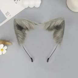 Animal Cute Plush Fox Cat Ears Gothic Headband Lolita Ears Headwear Furry Artificial Cosplay Christmas Hair Accessories