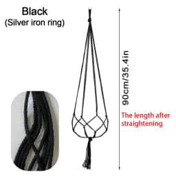 Hanging Plant Pot Hanging Basket Vases with Hook Creative Macrame Suspension Plant Planters for Hanging Flower Pot Net