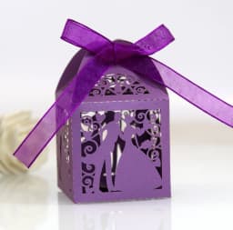 25pcs Wedding Bride Bridegroom Boutique Gift Box for Guest Favors Packaging Party Valentine's Day Gifts Wrapping Boxes Wholesale
