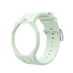 Bioceramics Watch Case+Silicone Band Modification Kit Strap Case Changer To Wristwatch Accessories For Royal Pop