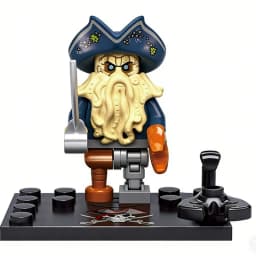 Mini Blocks Navy Pirates Anime Figures Mini Bricks Toys Captain Jack Sparrow Caribbean Figure Blocks Children Assembly Toys