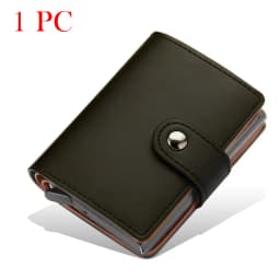 Rfid Small Men Wallets Luxury Brand Credit Card Holder Money Bags Pop Up Bank Cardholder Wallet Wallet for Men Cartera Hombre