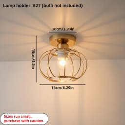 Modern Iron Aisle Ceiling Lights Shade Industrial Nordic Vintage Balcony Kitchen Decor Ceiling Lamp Entrance Lighting Luminaire