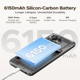 Global Version DOOGEE Note56 X Android 16 Smart phone 6.56" 6150mAh Battery 24GB RAM(3+21) 64GB ROM Support FaceUnlock CellPhone