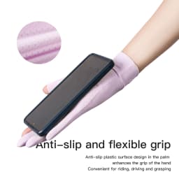 Women Mid Sunscreen Gloves Summer Spring Thin Elastic Anti UV Driving Gloves Slip Resistant Etiquette Gloves