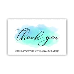 10-30pcs Thank You Cards With Flower Design For Small Business Exquisite Appreciation Card Gift Decoration Cards 9x5.4 CM