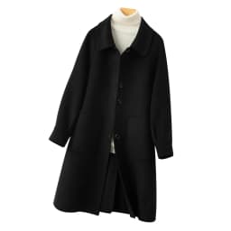 Reversible Cashmere Coat Women's Small Mid-Length High-End Double Sided Cotton Doll Collar Loose Version 100% Woolen Coat