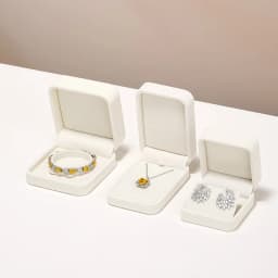 Oirlv Velvet Ring Box Classical Earring Necklace Bangle/Bracelet Case Jewelry Gift Box for Wedding Jewelry Display Storage Box