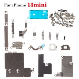 1set Full Inside Small Metal Parts Shield Plate Set Kit Holder Bracket For iPhone 6s 7 8 XS XR XS 11 12 13 14 15 16 Pro Max Plus