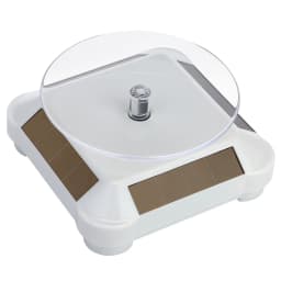 Rotating Table Mini Solar Display Stand Video Shooting Jewelry Stand Rotating Table Bracelet Product Display Jade Display Stand