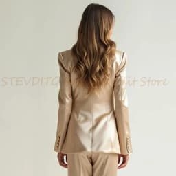 Luxury High Quality Women's Suit One Button 2 Piece Jacket Pants Female Clothing Slim Fit Smart Office Banquet Lady Blazer Set